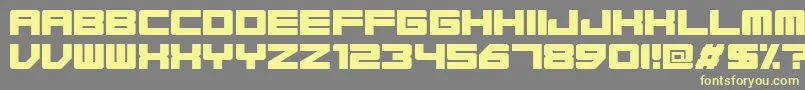 Base45Regular Font – Yellow Fonts on Gray Background