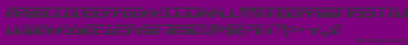 Phaserbankci Font – Black Fonts on Purple Background