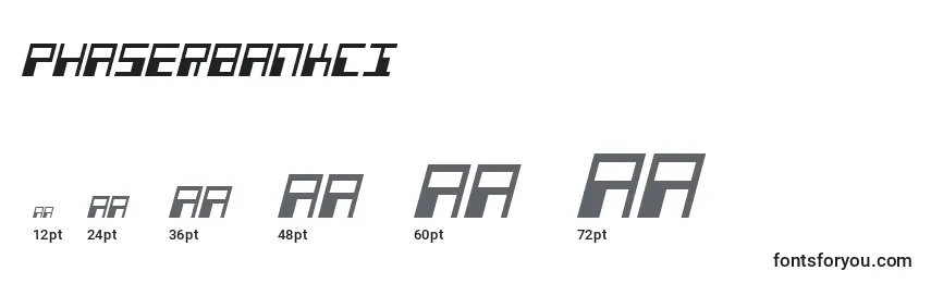 Phaserbankci Font Sizes