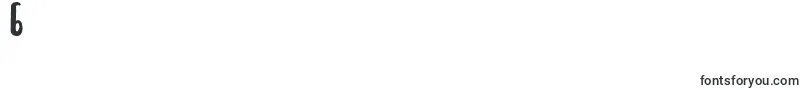 フォントLightOfTheMermaid – フォント数字6