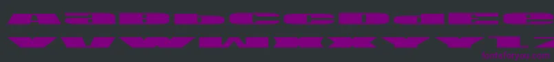 Usav2e Font – Purple Fonts on Black Background