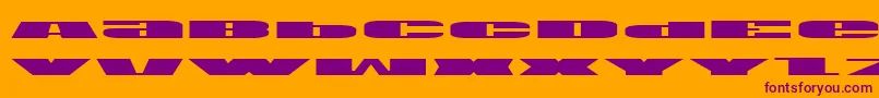 More about Usav2e Font Usav2e Font – Purple Fonts on Orange Background