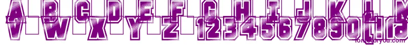 GlitterCampus-fontti – violetit fontit