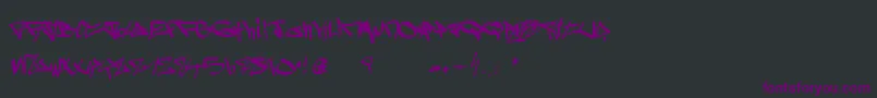 GhettoBlasterz Font – Purple Fonts on Black Background