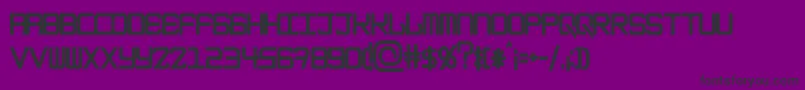 EpicenterBlack Font – Black Fonts on Purple Background