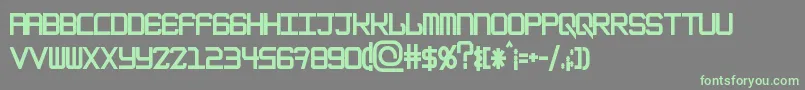 EpicenterBlack Font – Green Fonts on Gray Background