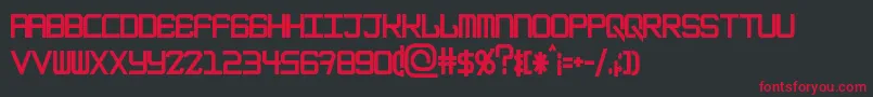 EpicenterBlack Font – Red Fonts on Black Background