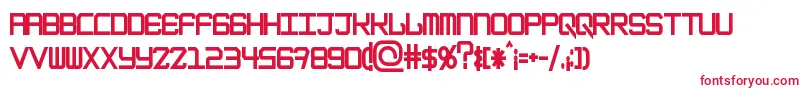 EpicenterBlack Font – Red Fonts on White Background