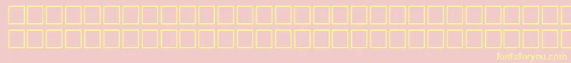 McsHijazSUNormal.-fontti – keltaiset fontit vaaleanpunaisella taustalla