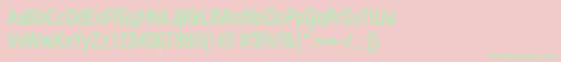 AtkinscdRegular Font – Green Fonts on Pink Background