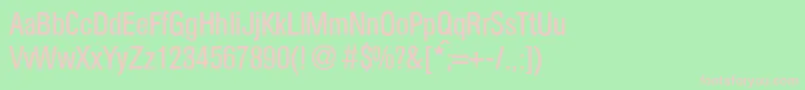 AtkinscdRegular Font – Pink Fonts on Green Background