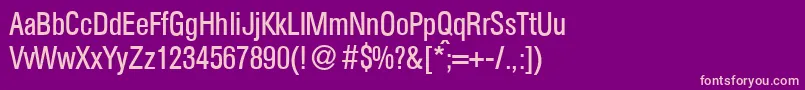 AtkinscdRegular Font – Pink Fonts on Purple Background