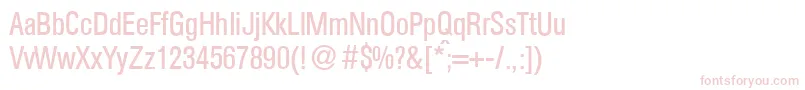 AtkinscdRegular Font – Pink Fonts on White Background