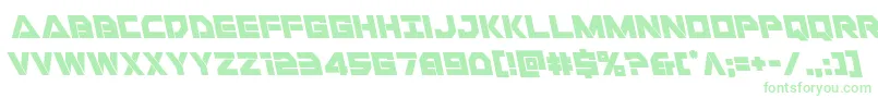 Libertyislandleft Font – Green Fonts on White Background