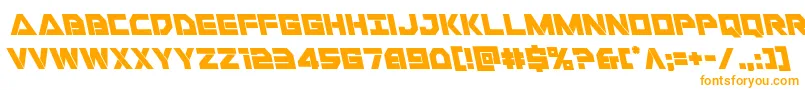 Libertyislandleft Font – Orange Fonts on White Background