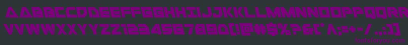 Libertyislandleft Font – Purple Fonts on Black Background