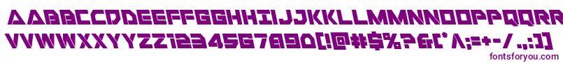 Шрифт Libertyislandleft – фиолетовые шрифты на белом фоне