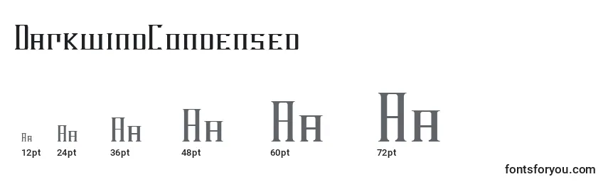 DarkwindCondensed Font Sizes