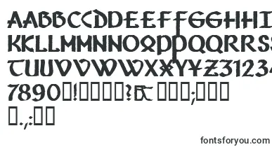 Vafthrudnir font – celtic Fonts