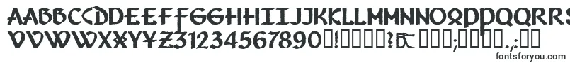 Шрифт Vafthrudnir – кельтские шрифты