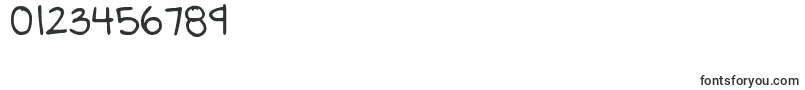 DjbAnnaliseTheBold Font – Fonts for Numbers and Digits
