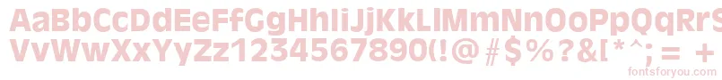 Olvr75x Font – Pink Fonts on White Background
