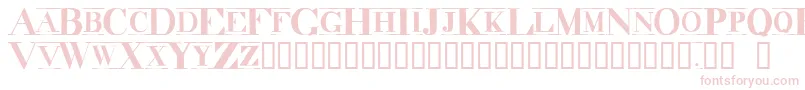 DecadenceItdCondensedMarquee Font – Pink Fonts on White Background
