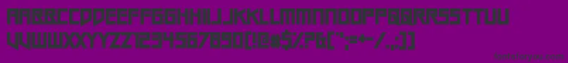 GangWolfikOg Font – Black Fonts on Purple Background