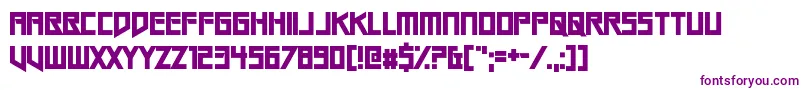 GangWolfikOg Font – Purple Fonts on White Background