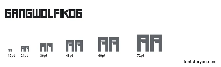 GangWolfikOg Font Sizes