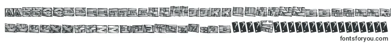 Шрифт Woodblockcutter – широкие шрифты