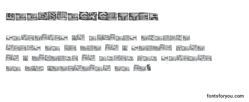 Обзор шрифта Woodblockcutter