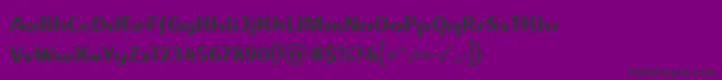 フォントAlbawingLtRegular – 紫の背景に黒い文字