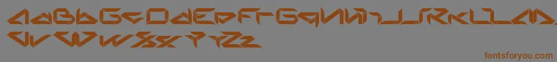 Blade Font – Brown Fonts on Gray Background