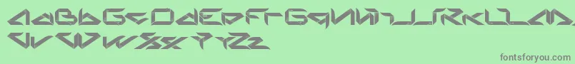 Blade Font – Gray Fonts on Green Background