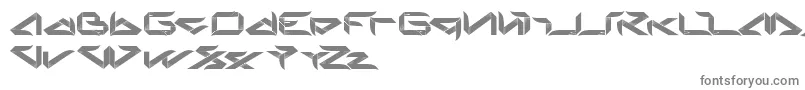 フォントBlade – 白い背景に灰色の文字