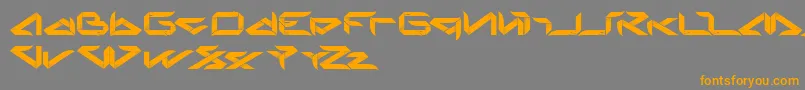 Blade Font – Orange Fonts on Gray Background