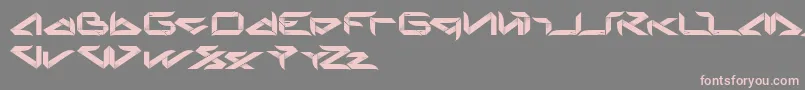 Blade Font – Pink Fonts on Gray Background
