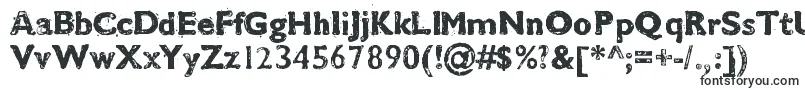Шрифт Cmdestroytwo – шрифты для VK