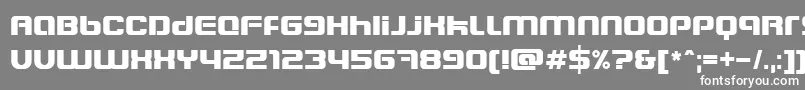 フォントBlasteet – 灰色の背景に白い文字