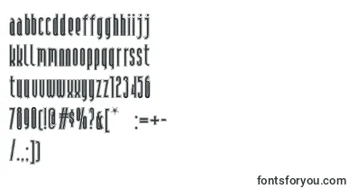  Andironoutlinenf font