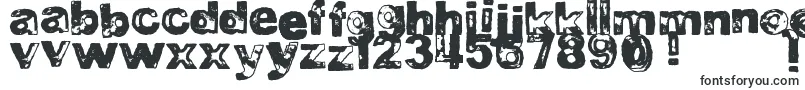 Шрифт DjbBadStampJob2 – шрифты, начинающиеся на D
