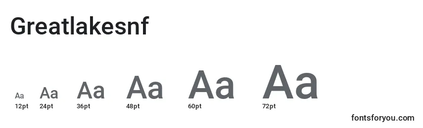 Greatlakesnf Font Sizes