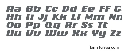 ChiqReducedBlackitalic-fontti