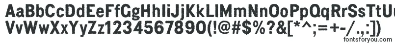 Pennylanecorrodedbold-fontti – Televisioon tarkoitetut fontit