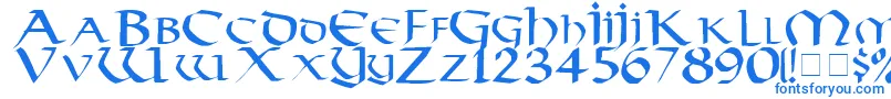 VikingMedium Font – Blue Fonts