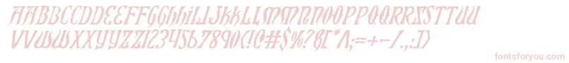 Шрифт Xiphosi – розовые шрифты на белом фоне