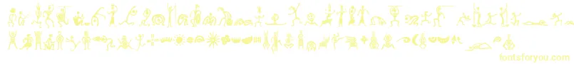 Minipicszafrica-fontti – keltaiset fontit