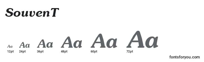 SouvenT Font Sizes