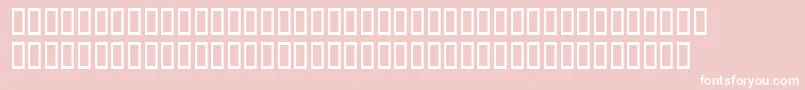 Babieskinoko Font – White Fonts on Pink Background